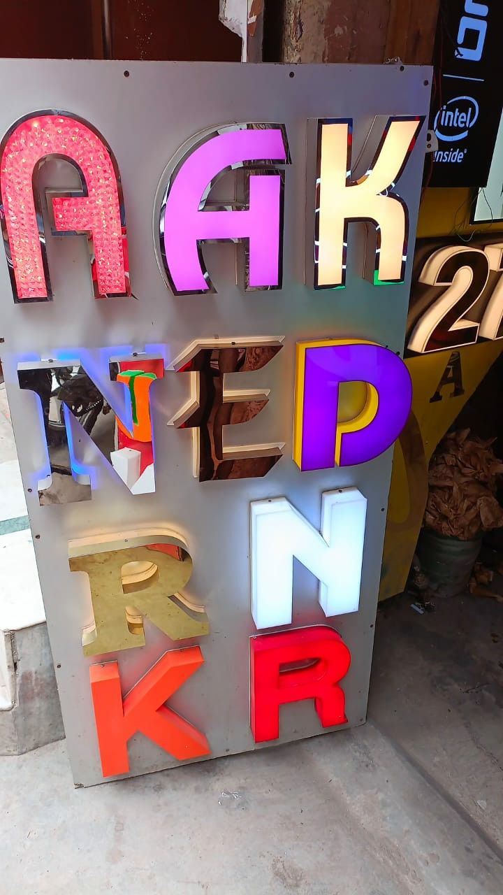 3D LED Letters